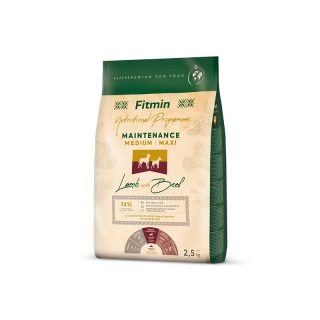Fitmin Medium Maxi Maintenance Lamb with Beef krmivo pro psy 2,5 kg