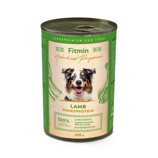 Fitmin NP Konzerva jehněčí pro psy 400g
