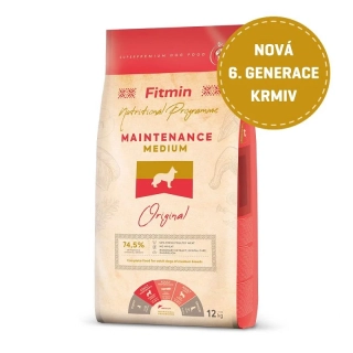 Fitmin Medium Maintenance kompletní krmivo pro psy 12kg